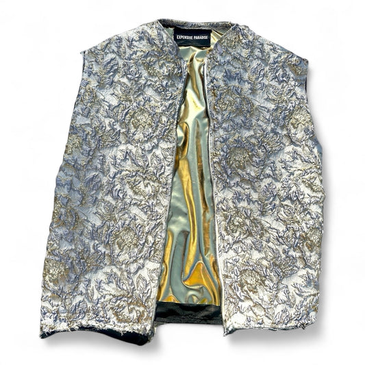 EXPENSIVE PARADISE- “ REGAL RAW” (VEST) COLOR: GOLD/SILVER