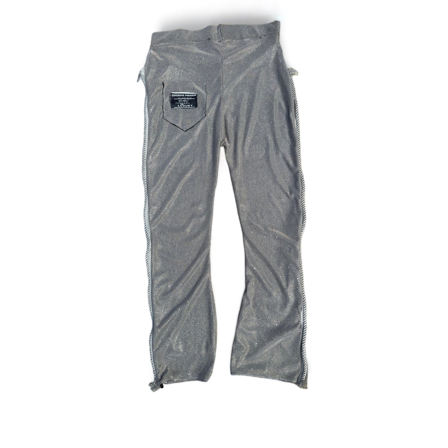 EXPENSIVE PARADISE - "EXPENSIVE COMFORT" (RELAX LUXURY PANTS) COLOR: METALLIC SLIVER