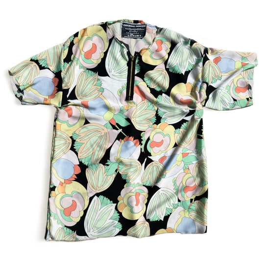 EXPENSIVE PARADISE - "SUMMER OF PARADISE" (SILK SHORT SLEEVE SHIRT) COLOR: MULTI